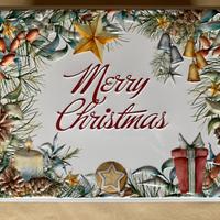 Scatola di latta Merry Christmas