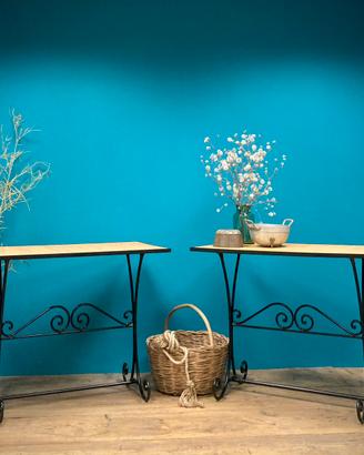 Tavolo da giardino in ferro battuto tavolino100x60