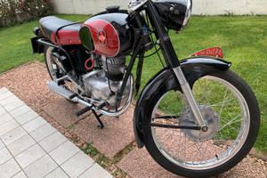 Gilera 150 sport , 1955 restaurata , da vetrina