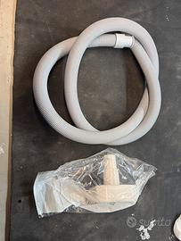 Tubo scarico lavatrice 1,5m + sifone esterno