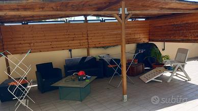 PERGOLA   AUTOPORTANTE   IN   LEGNO 570 x 280