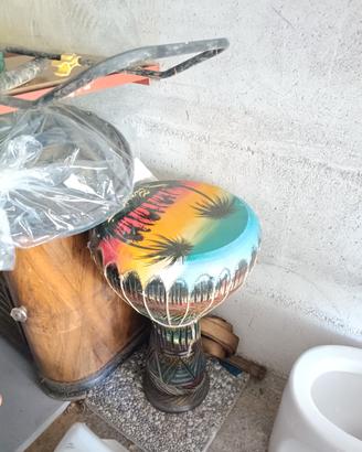 Tamburo Djembe Decorato