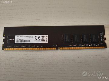Ram Lexar 16gb ddr4 3200Mhz