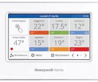 Sistema Honeywell controllo riscaldamento