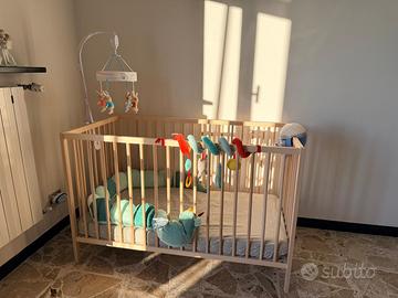Lettino ikea con materasso