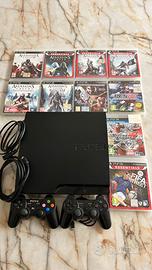 Ps3 con giochi e joystick