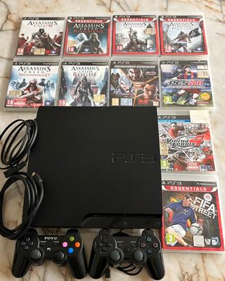Ps3 con giochi e joystick