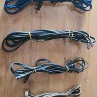 Cavi (4) di segnale HiFi con RCA varie lunghezze