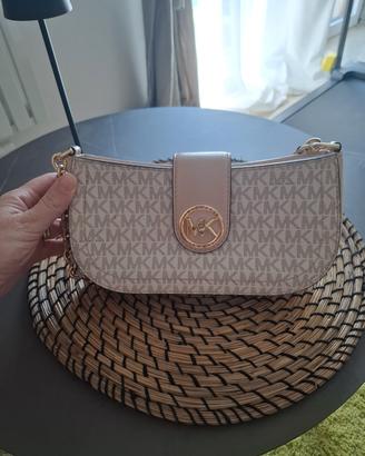 borsa Michael Kors beige con cartellino 