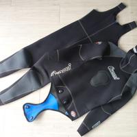 Mute cinte schienalino torcia pesca sub