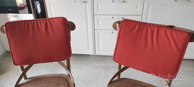 4 cuscini per schienale sedie