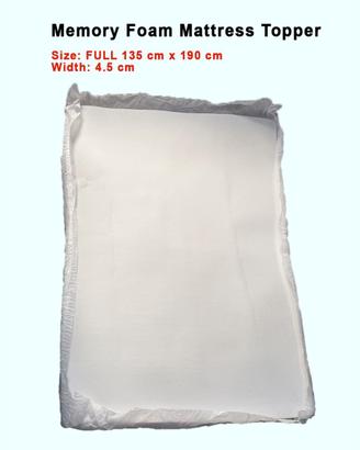 Mattress Topper 135x190 Memory Foam
