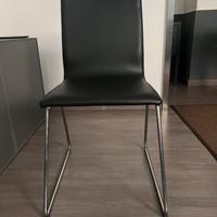 Gruppo 4 sedie nere Ikea