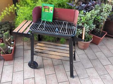 Barbecue con carrello