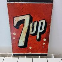 Placca alluminio 7UP retrò