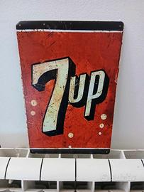 Placca alluminio 7UP retrò
