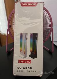 Supporto GPU Bianco RGB COOLMOON