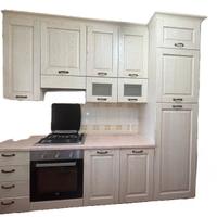 CUCINA LINEARE CLASSICA COLORE AVORIO DECAPE'