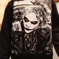 Felpa Joker 100 % cotone tg M