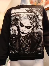 Felpa Joker 100 % cotone tg M