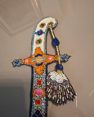 decorazione  strass e paiette