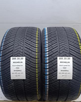 2 GOMME 285 35 20 MICHELIN INV RIF3741