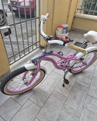 Bici bambina 6/10 anni 20 pollici marca bikestar.