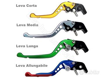 Coppia di Leve Freno Frizione Regolabili per Moto
