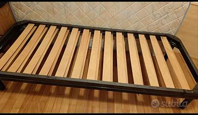 DUE RETI SINGOLE TELAIO RINFORZATO+2 MATERASSI SIN