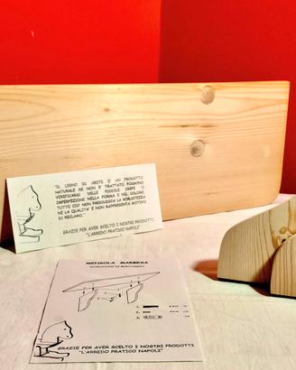 Stupenda Mensola Legno Massello-NUOVA MAI USATA