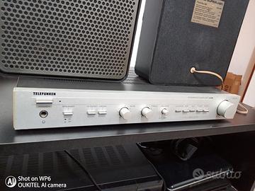 Amplificatore telefunken a 50  + casse grundig 380