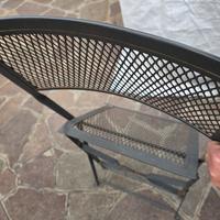 2tavoli + sedie da giardino 