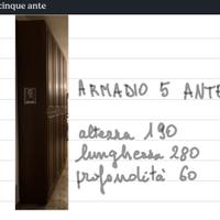 Armadio 5 ante