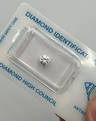Diamante naturale 0,53 carati h color lF