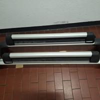 Barre originali Mercedes con porta sci Thule