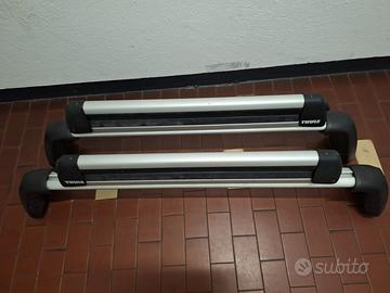 Barre originali Mercedes con porta sci Thule