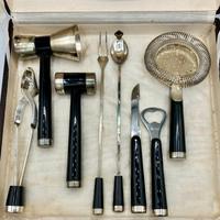 Set cocktail vintage anni 50/60 acciaio INOX