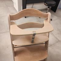 Seggiolone evolutivo hauck in legno