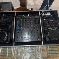 consolle intera pioneer cdj 350 + djm 800 + case
