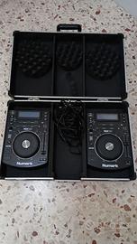 Coppia lettori Numark NDX500 con flycase rigido