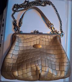 Borsa a tracolla Braccialini  oro/bronzo