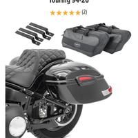 Set di borse laterali rigide per Harley Davidson