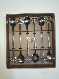 Set di 6 cucchiaini in acciaio Sambonet