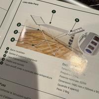 Stendibiancheria elettrico riscaldato