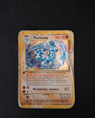 Carta pokemon Machamp 1995