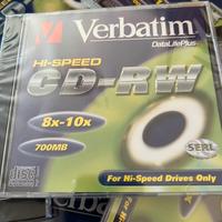 CD-RW Verbatim DataLifePlus HI-SPEED lotto 8 pezzi