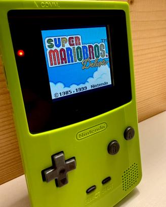 Gameboy color ricondizionato ips retroilluminato