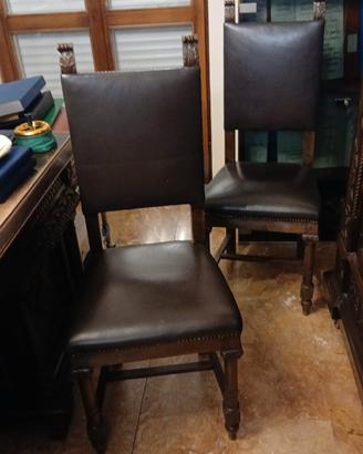 Coppia di sedie vintage