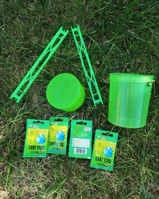 kit accessori per la pesca mare, lago o fiume