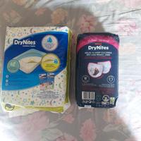 Pannolini notte 4/7 anni + Traverse salvamaterasso